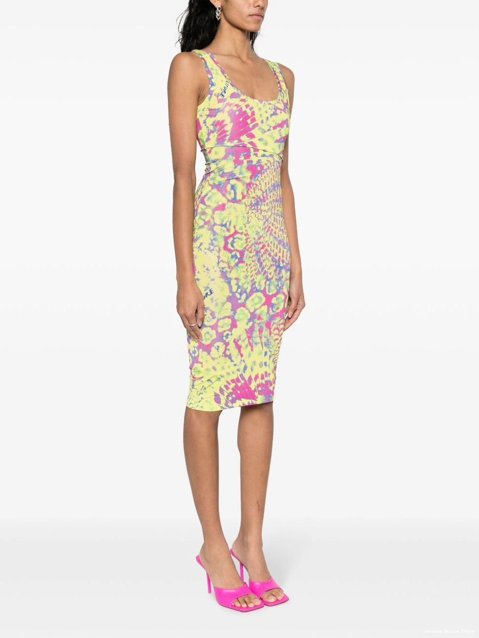 Cheap sleeveless Couture dress Jeans Women abstract-print Versace 0824